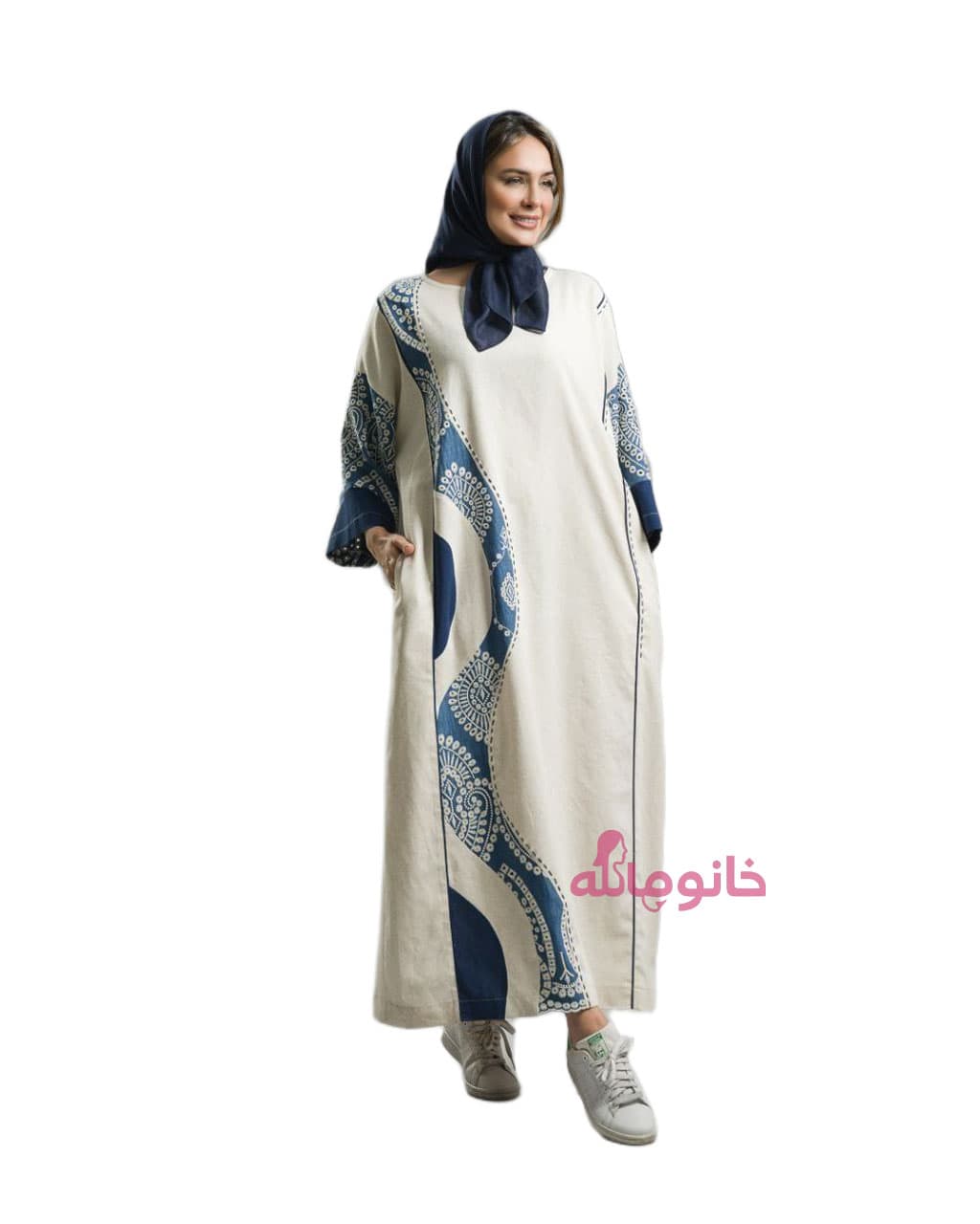 كفتان كوك دوزی ترک خرجكار لينن قلاب بافي