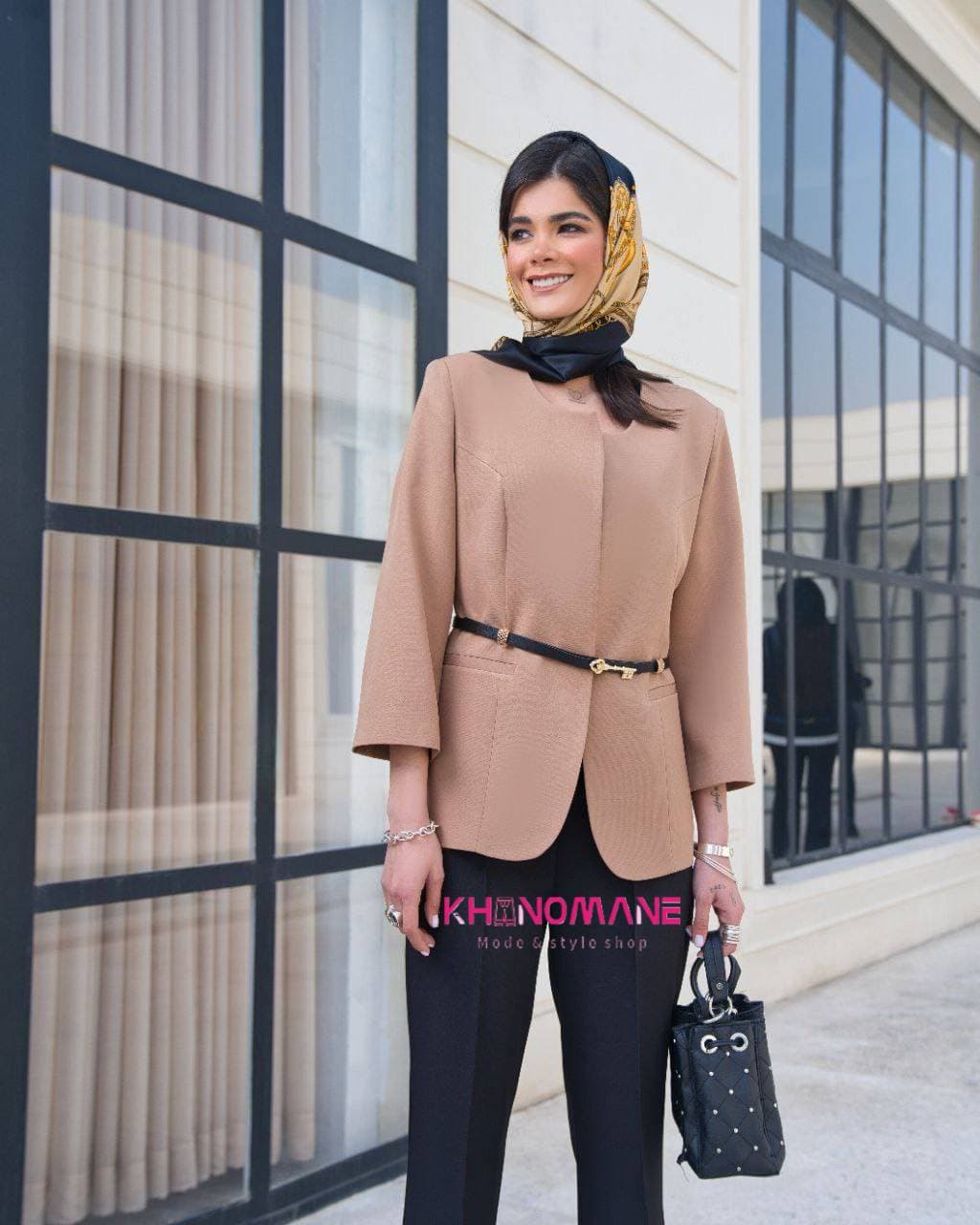 کت زنانه نیزل 20391 آستین سه ربع