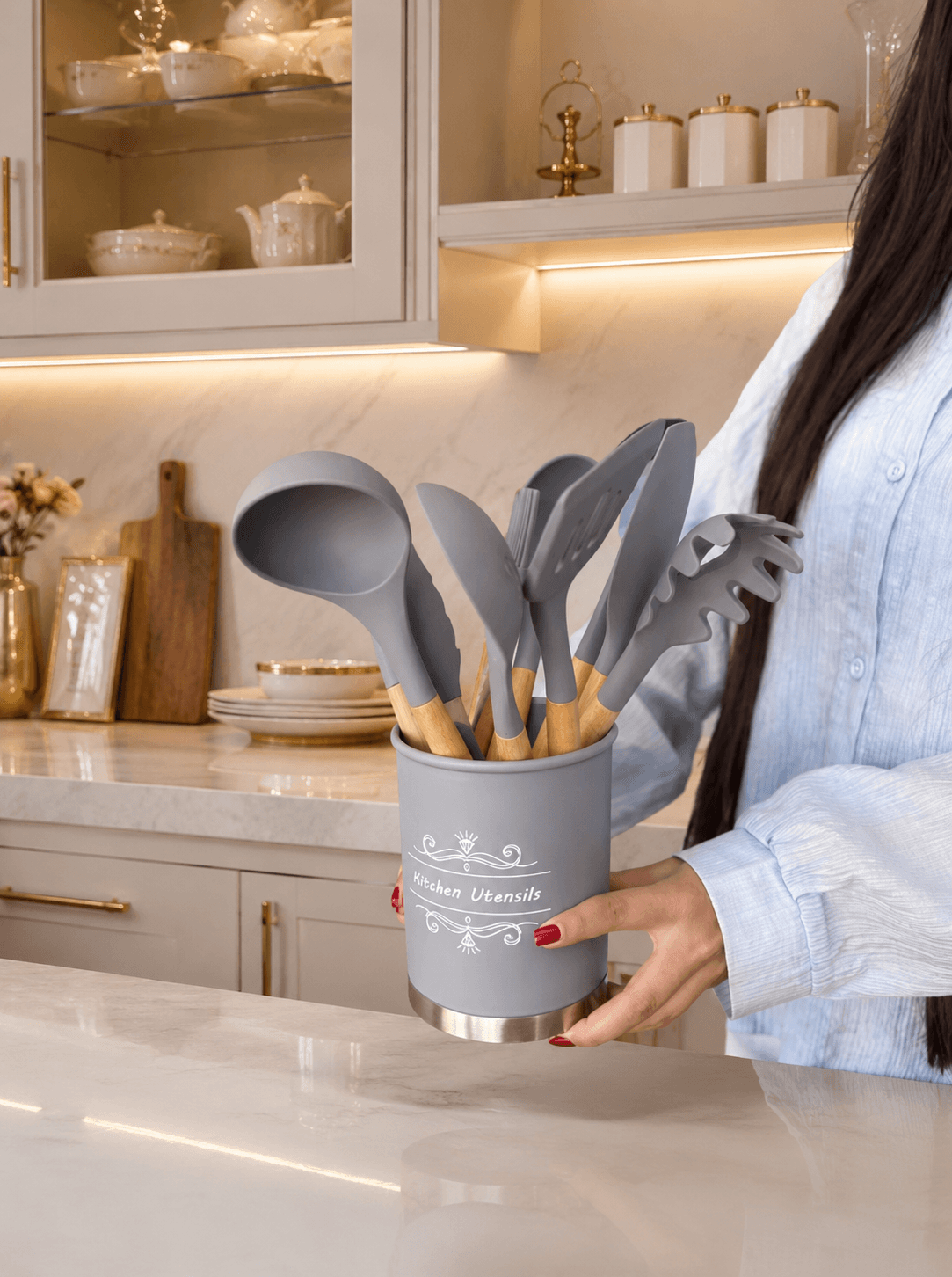 ست کامل ابزار آشپزخانه 12 پارچه Utensil Set وارداتی