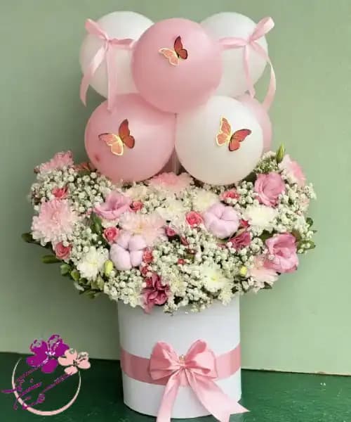 باکس گل نوزاد ژیپسوفیلا