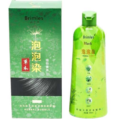 شامپو رنگ مو گیاهی Brimles مدل Herbal Bubble حجم 500 میلیلیتر — تصویر ۶