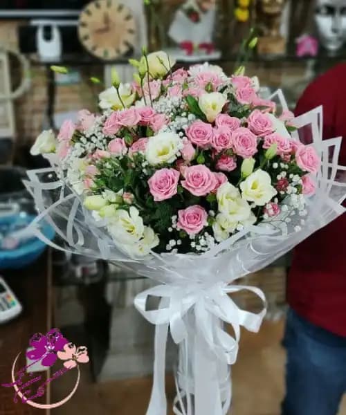دسته گل خواستگاری رز مینیاتوری — تصویر ۲