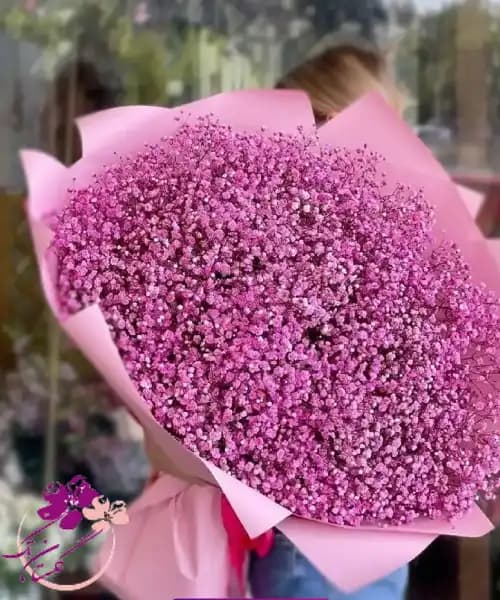 دسته گل ژیپسوفیلا صورتی