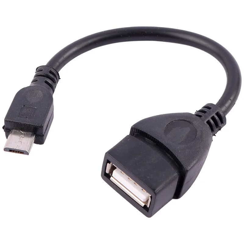 کابل OTG میکرو USB بی‌اکس‌وای ۱۵ سانتی‌متر مقاوم