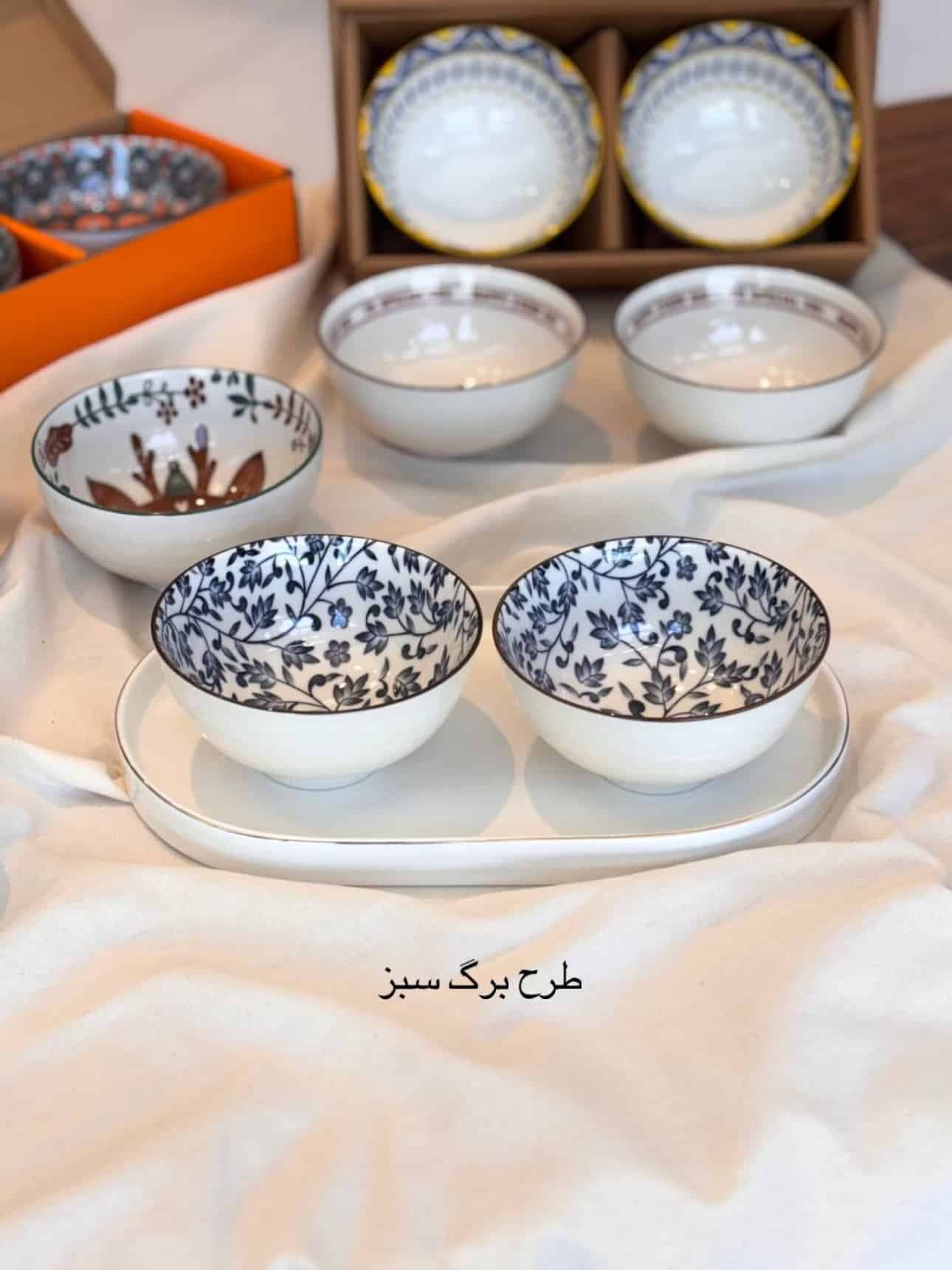 پیاله های جفتی طرحدار وارداتی — تصویر ۹