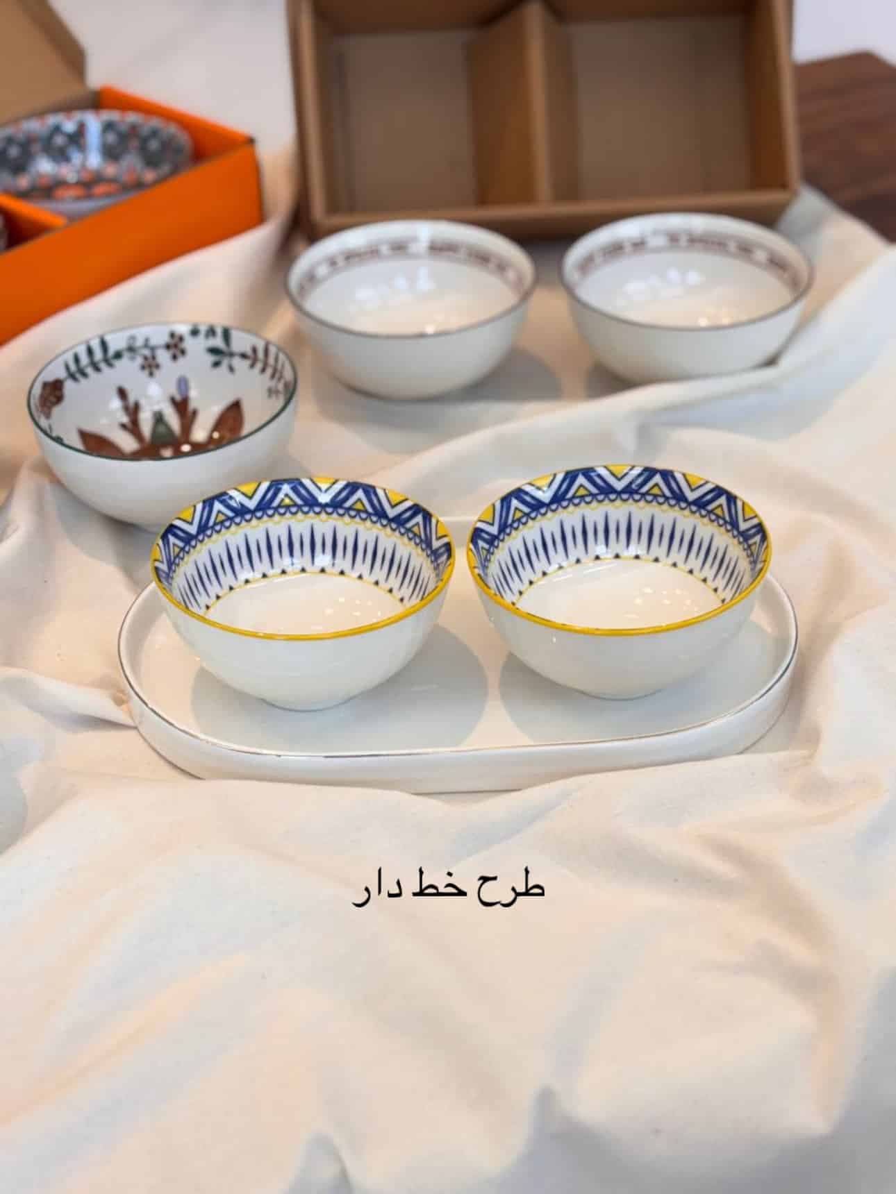 پیاله های جفتی طرحدار وارداتی — تصویر ۷