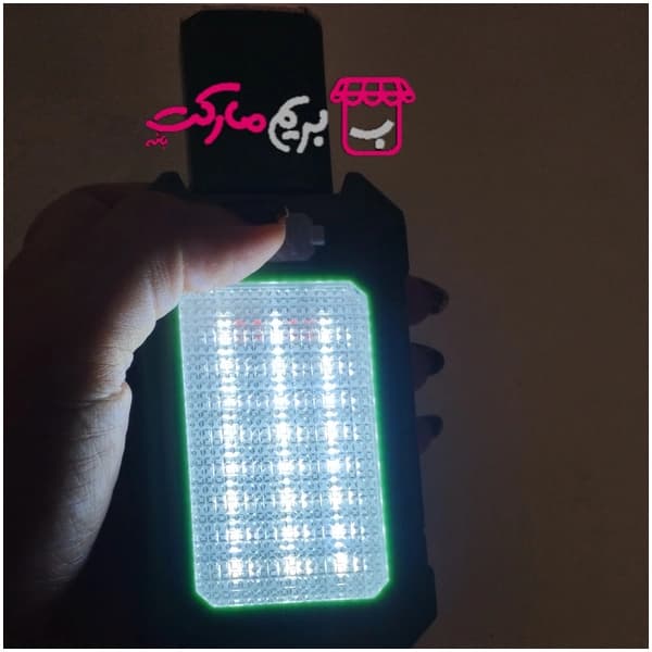 چراغ قوه چندمنظوره شارژی خورشیدی مدل PH‑299 مجهز به پورت Type‑C — تصویر ۳