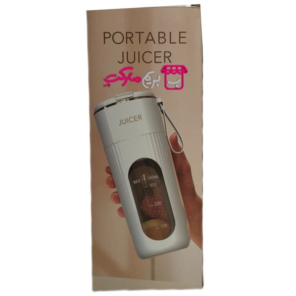 مخلوط کن و شیکر شارژی 340 میلی‌لیتر portable juicer مدل AJ-01 — تصویر ۶