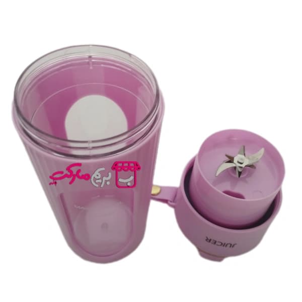 مخلوط کن و شیکر شارژی 340 میلی‌لیتر portable juicer مدل AJ-01 — تصویر ۳