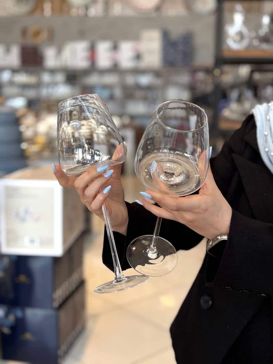 گیلاس پایه بلند کریستال GLASS WARE — تصویر ۳