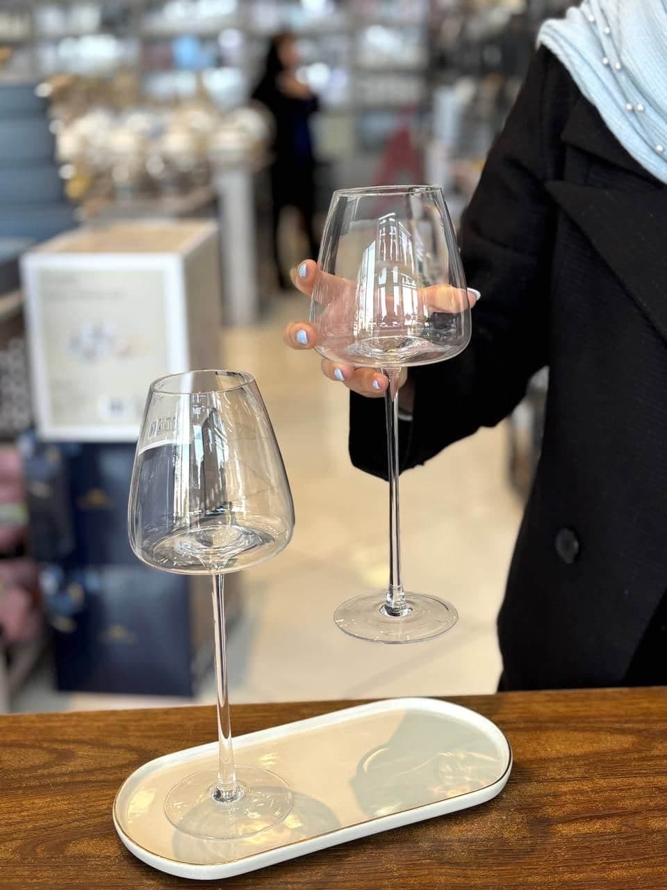 گیلاس پایه بلند کریستال GLASS WARE — تصویر ۴