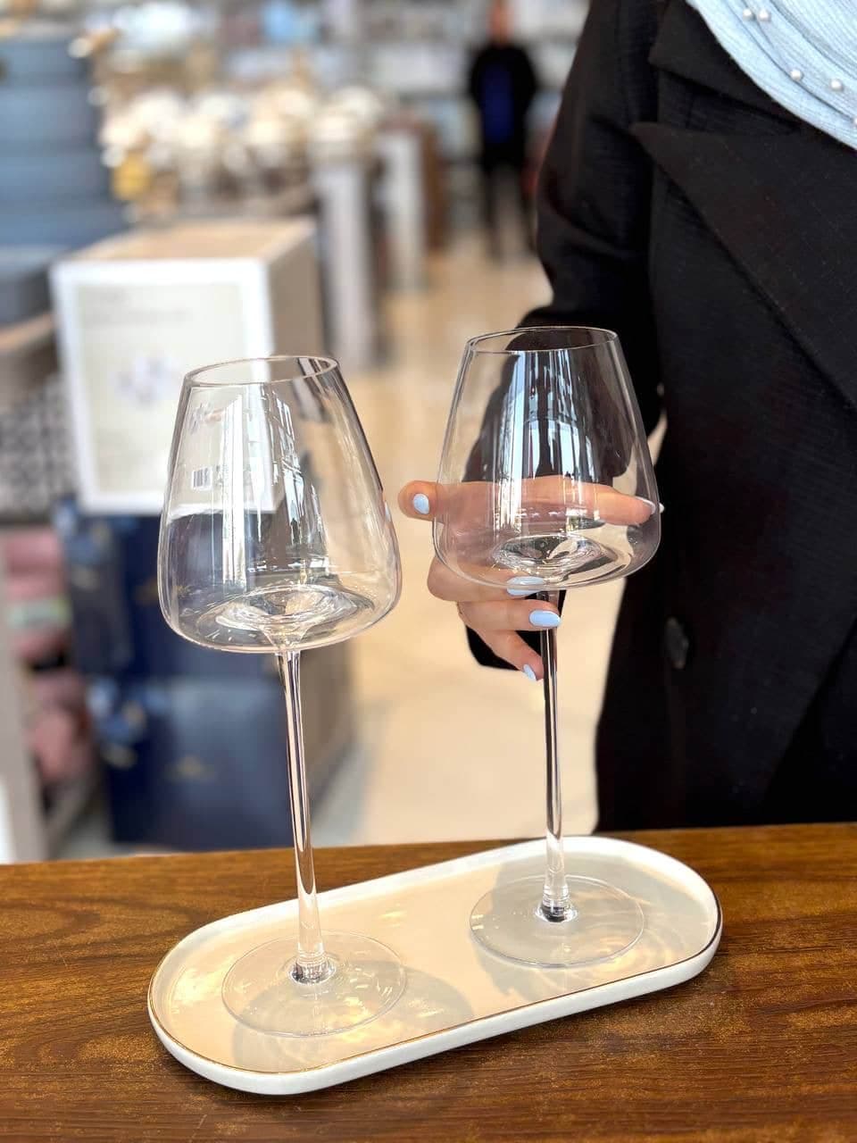 گیلاس پایه بلند کریستال GLASS WARE — تصویر ۵