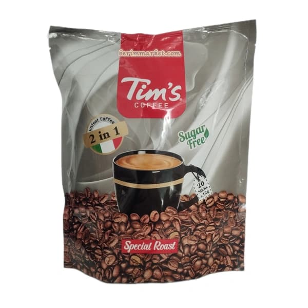 کافی میکس تیمز ۲ در ۱ رژیمی بسته ۲۰ ساشه 12 گرمی
