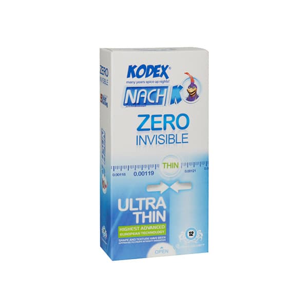 کاندوم مدل زیرو 12 عددی Zero Natural Condoms کدکس