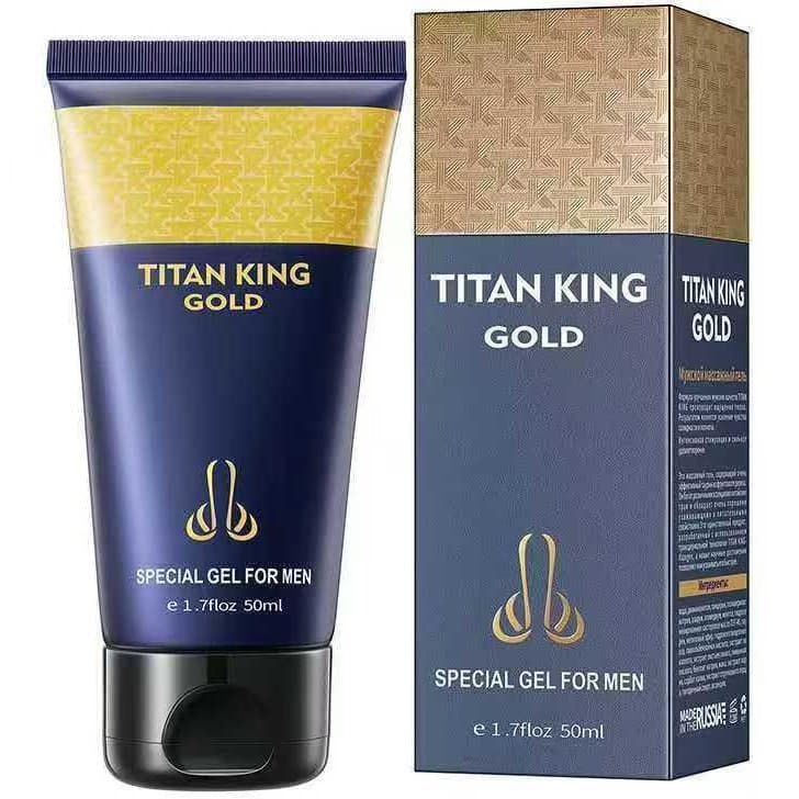 ژل تیتان کینگ گلد TITAN KING GOLD | دوبرابر قوی‌تر برای افزایش و قدرت نعوظ
