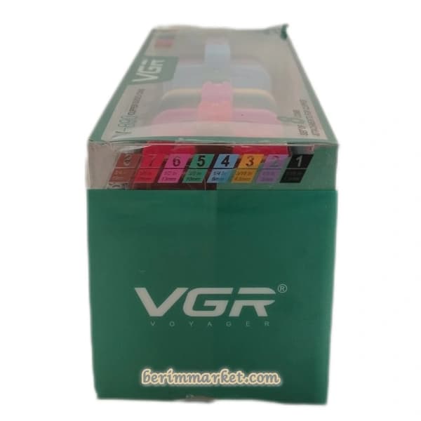 ست کامل شانه اصلاح حجم زن از برند وی جی آر مدل VGR V-890 — تصویر ۵