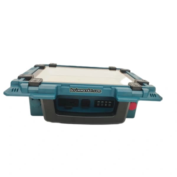 چراغ پروژکتور شارژی خورشیدی 200 وات W8109-1 ضدآب و پاوربانک — تصویر ۸