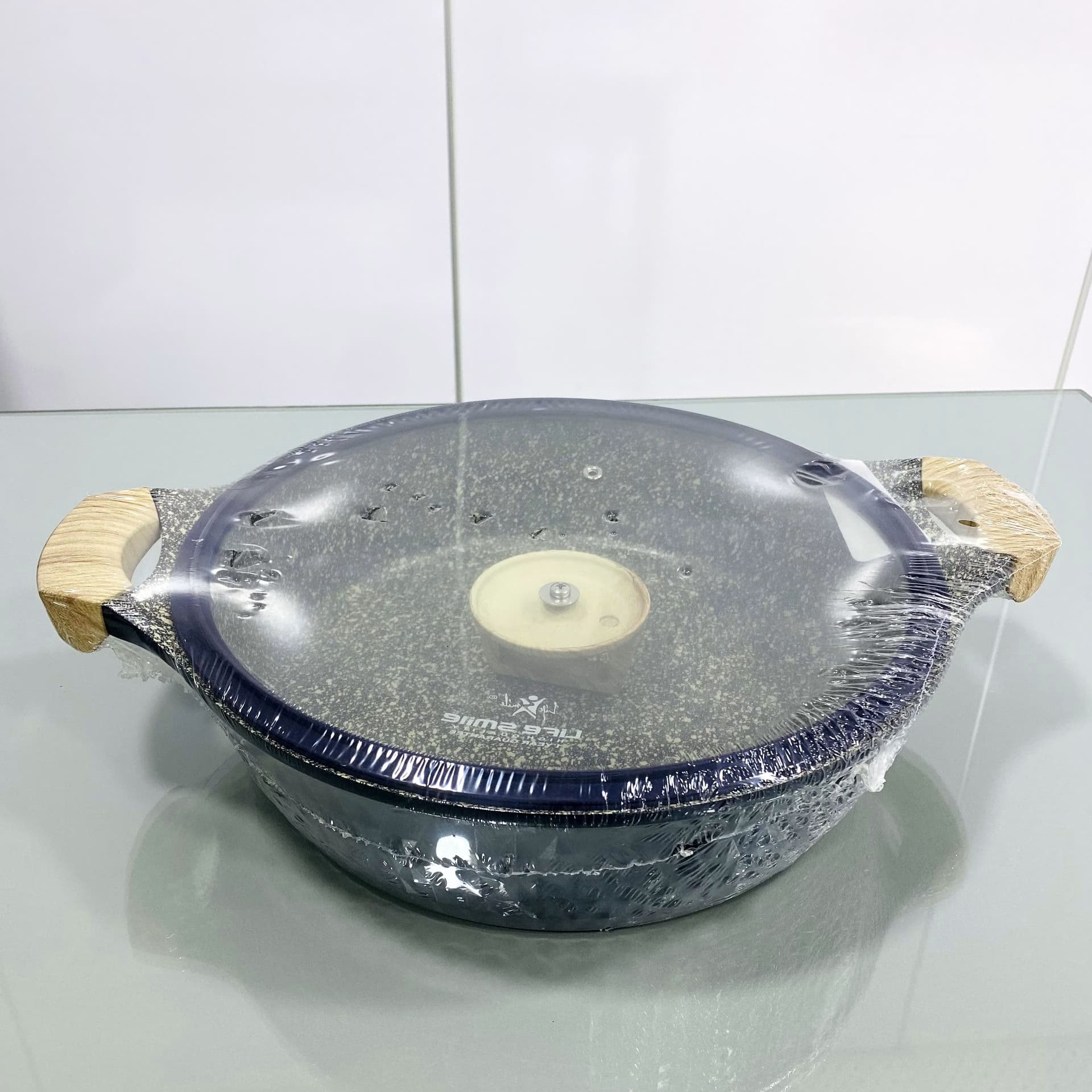 تابه گرانیتی لایف اسمایل مدل MRSHR30 سایز 30 — تصویر ۲