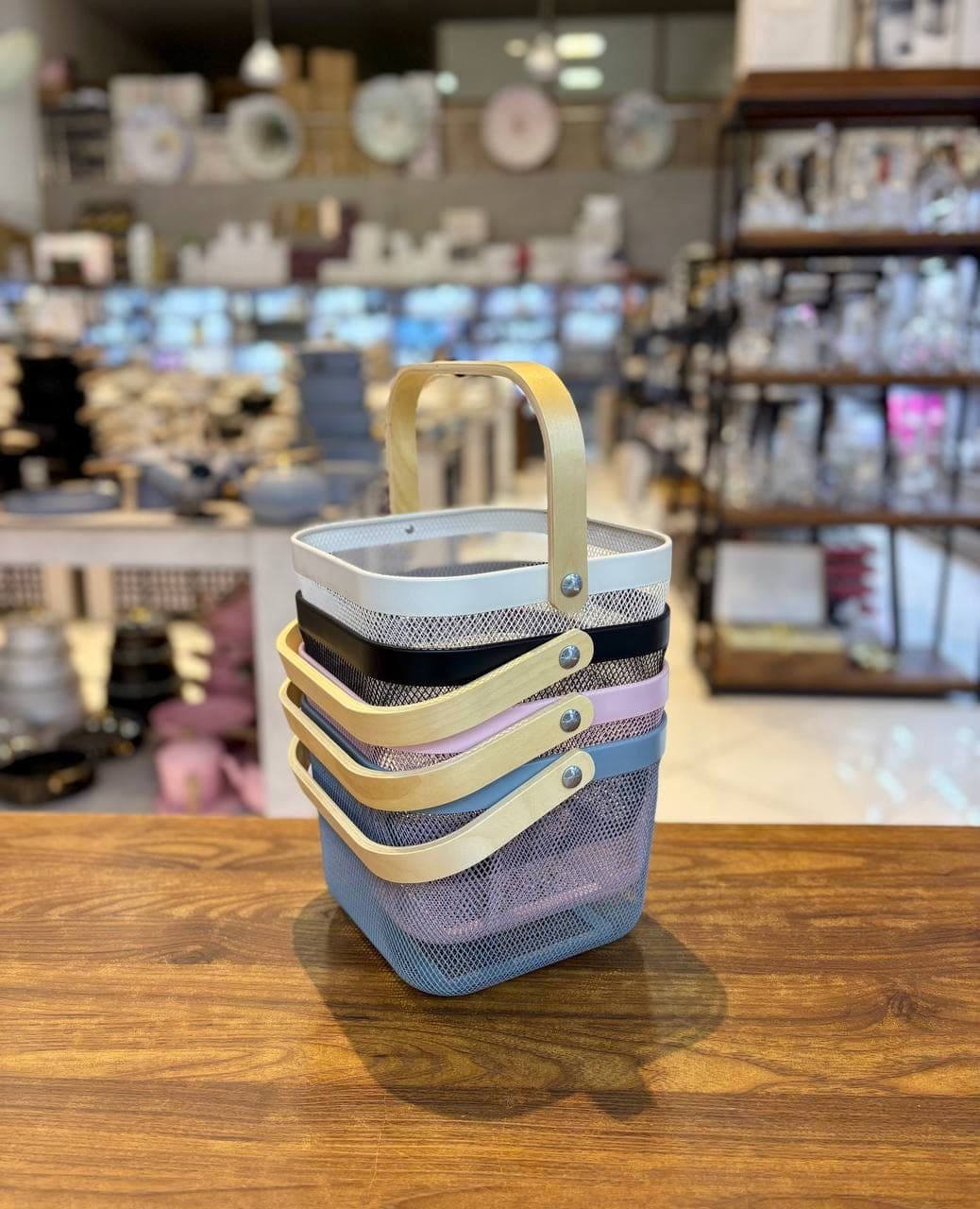 سبد فلزی مربع همه کاره طرح ikea — تصویر ۶