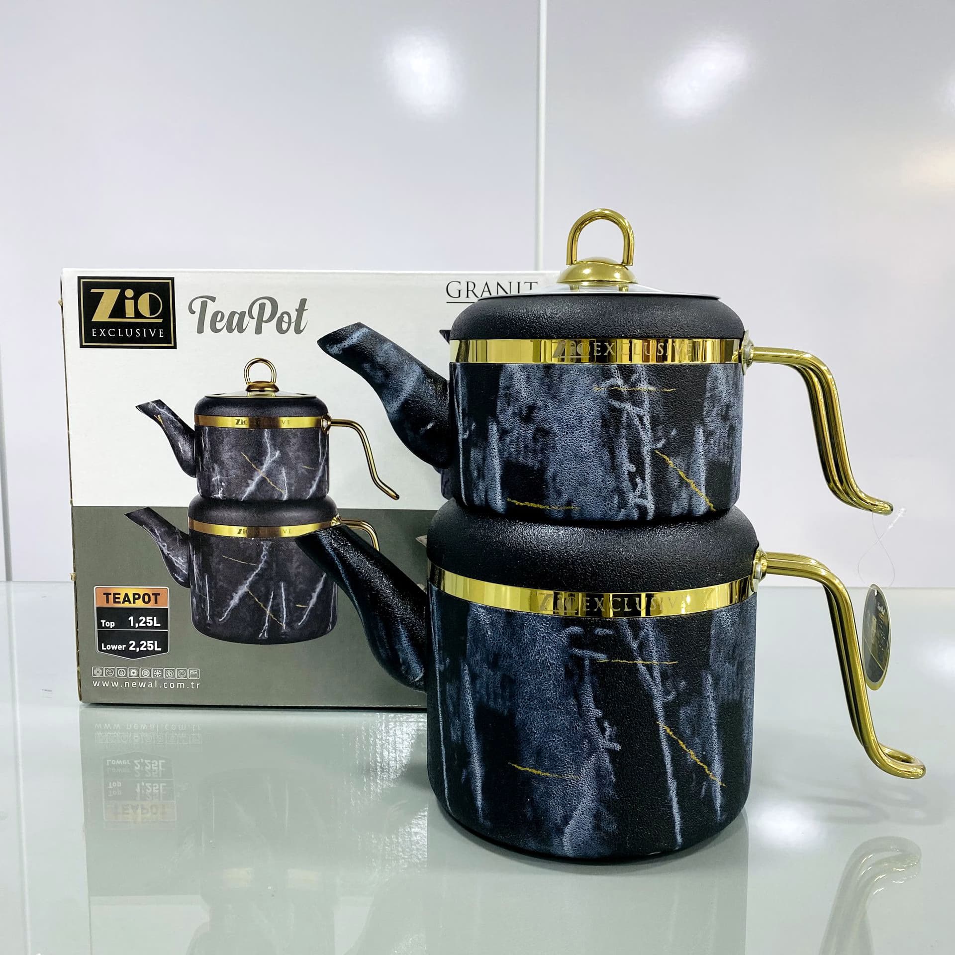 کتری قوری گرانیتی زیو مدل ZTS-8014