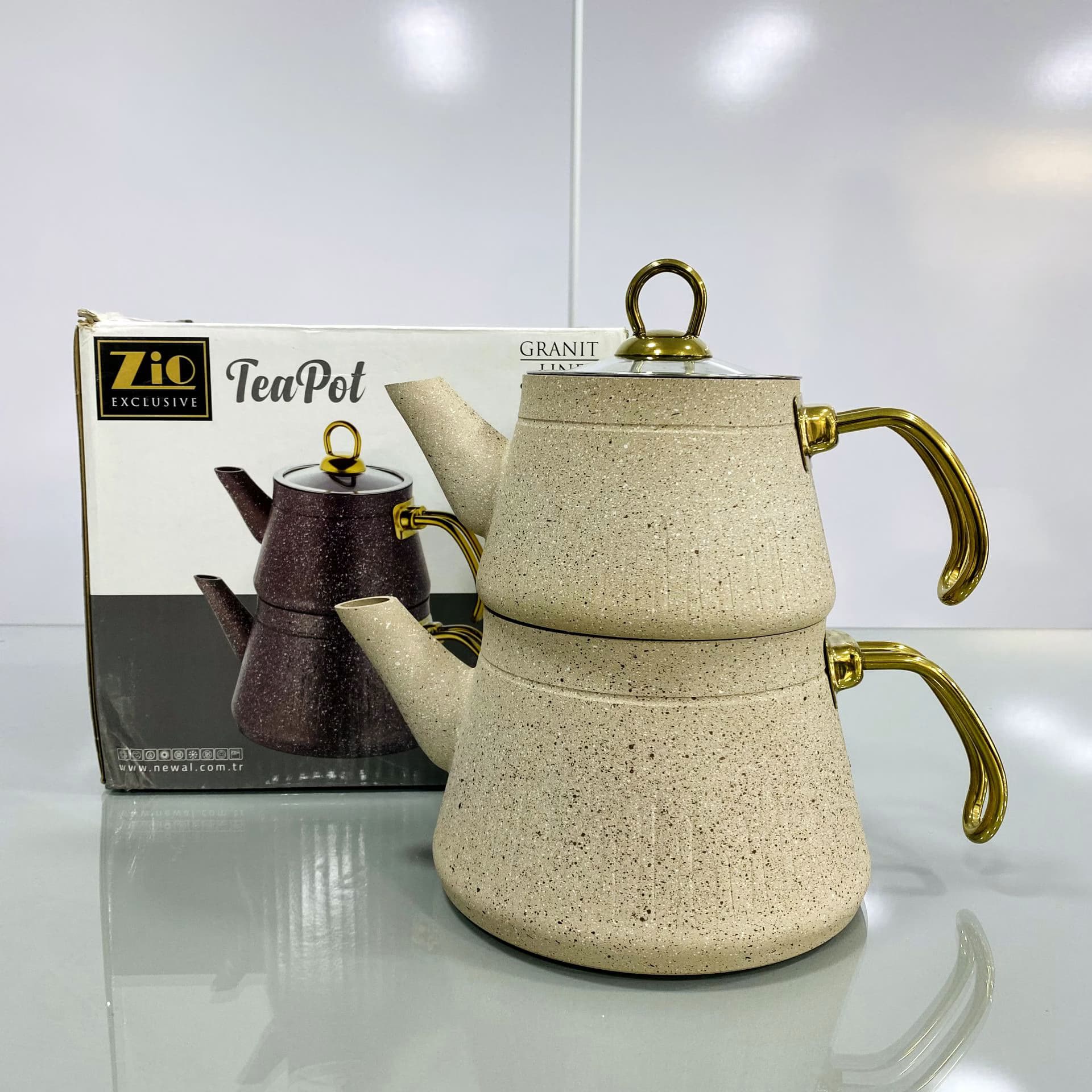 کتری قوری گرانیتی زیو مدل ZTS3724