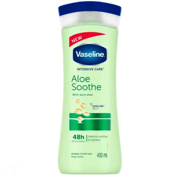 لوسیون بدن وازلین مدل Aloe Sooth حجم 400 میلی‌ لیتر — تصویر ۲
