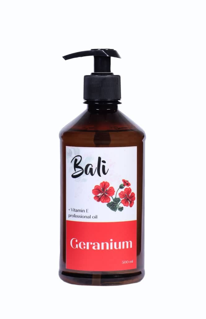 روغن ماساژ بالی – رایحه شمعدانی 500 میل