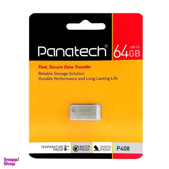 فلش مموری پاناتک مدل P408 ظرفیت 64 گیگابایت با رابط USB 2.0 — تصویر ۲