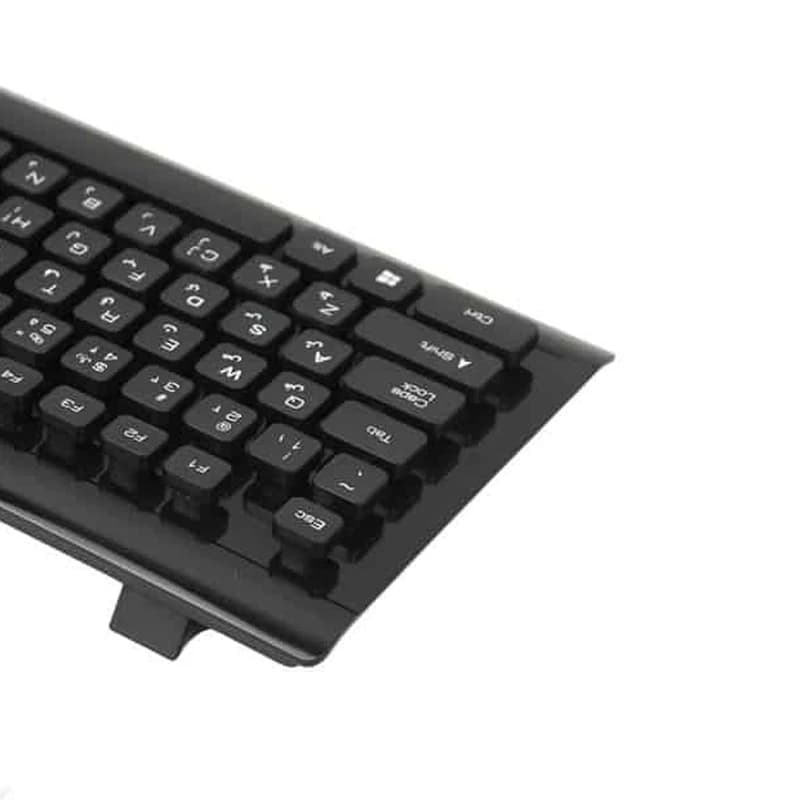 کیبورد سیمی تسکو مدل TK 8032 با حروف فارسی — تصویر ۴