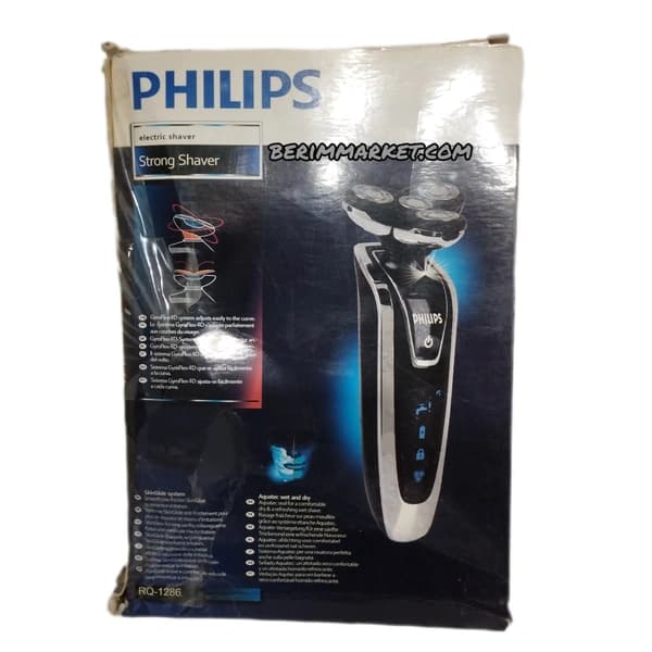 ریش‌تراش چرخشی فیلیپس مدل PHILIPS RQ1286 | تیغه چرخشی و سری موزن گوش و بینی — تصویر ۶