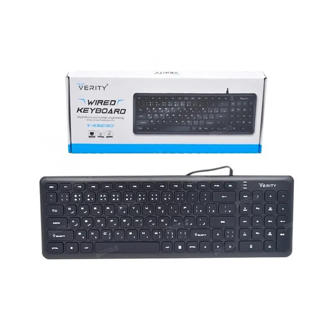 کیبورد سیمی وریتی مدل VERITY V-KB 6130 — تصویر ۲