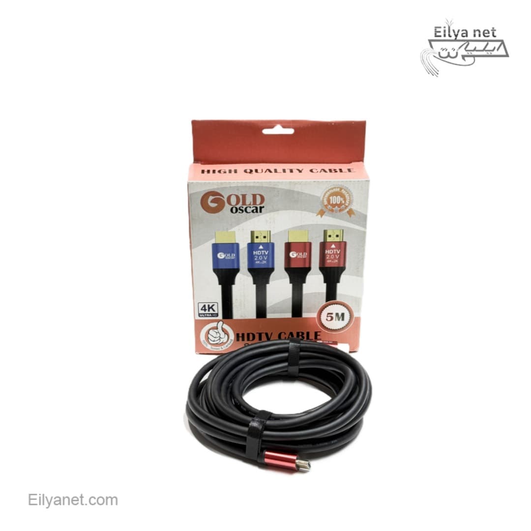 کابل hdmi 4k گلد اسکار(5متری)