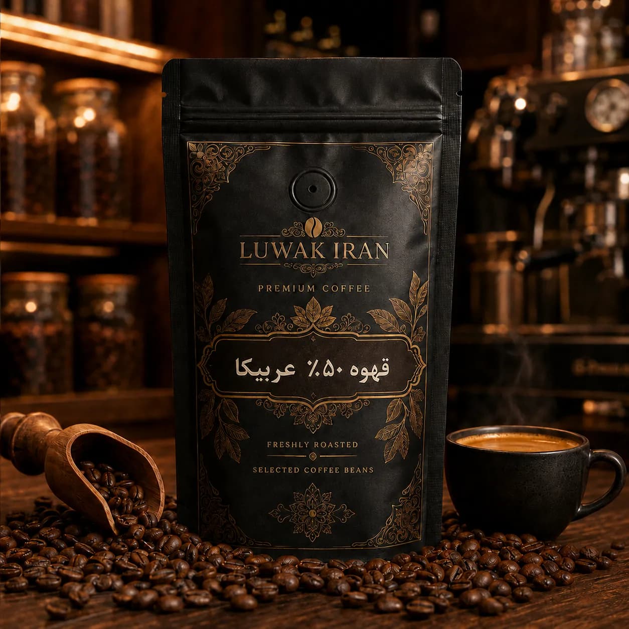 خریدقهوه ۵۰ درصد عربیکا؛ ترکیب متعادل عربیکا