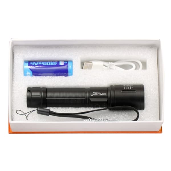 چراغ قوه شارژی قوی اسمال سان مدل Small Sun ZY-T258 با باتری 4800mAh — تصویر ۵