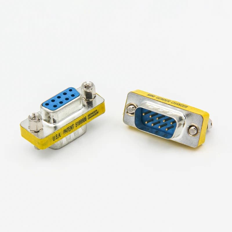 مبدل نر و مادگی VGA مدل 9Pin — تصویر ۲