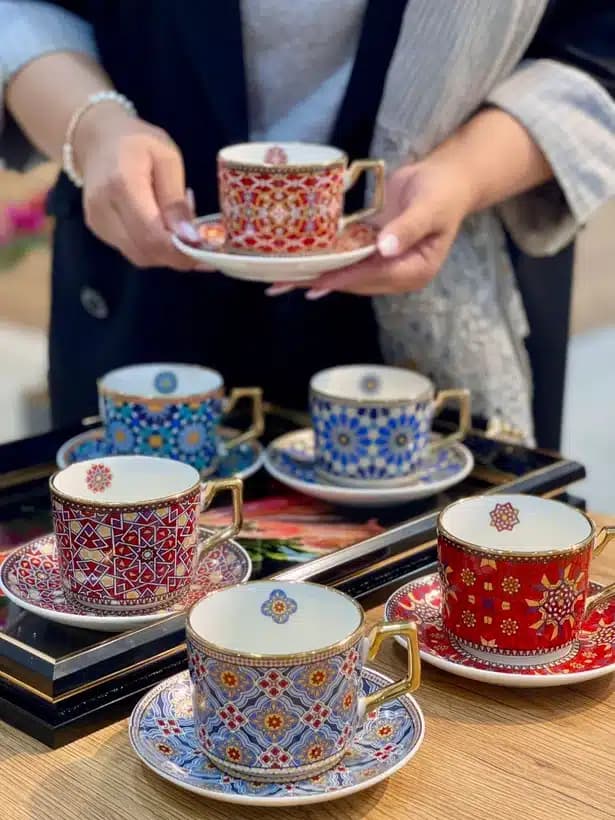 ست چایخوری enzo کاردلن ترکیه — تصویر ۳