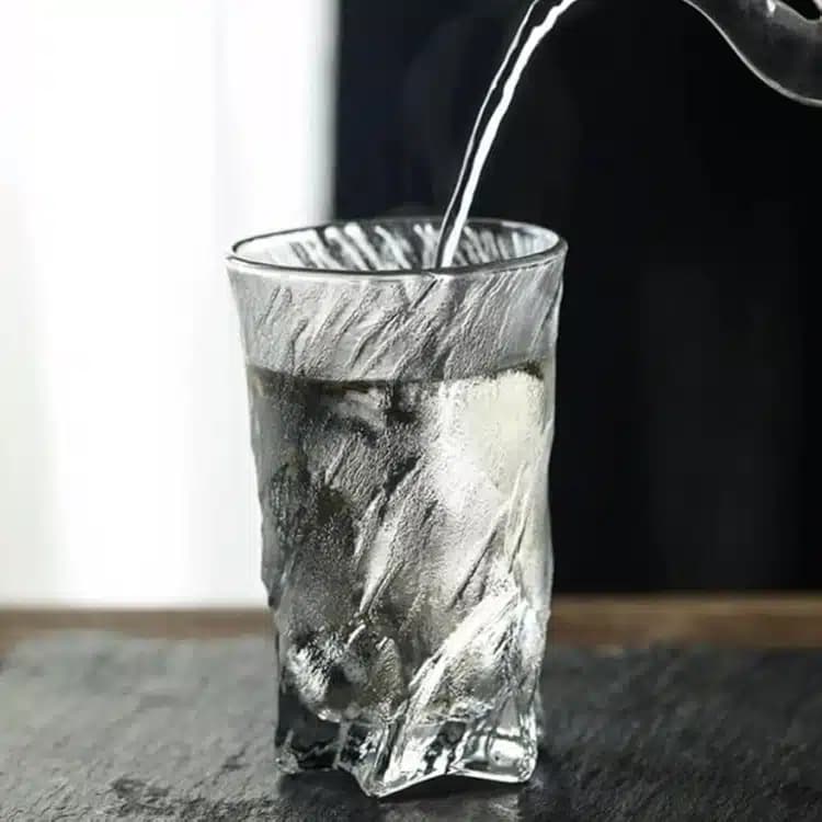 لیوان دفرمه طرح یخی DELI GLASS — تصویر ۲