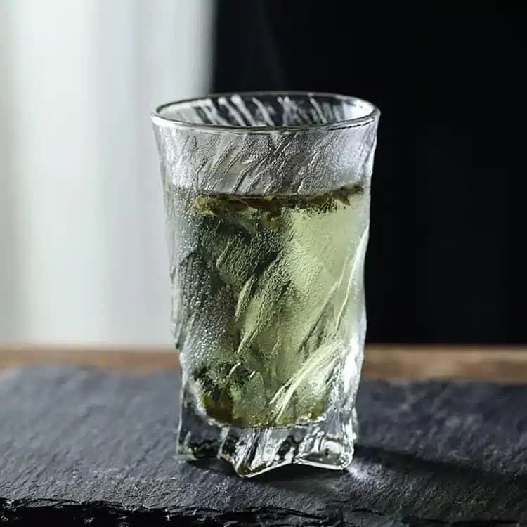 لیوان دفرمه طرح یخی DELI GLASS