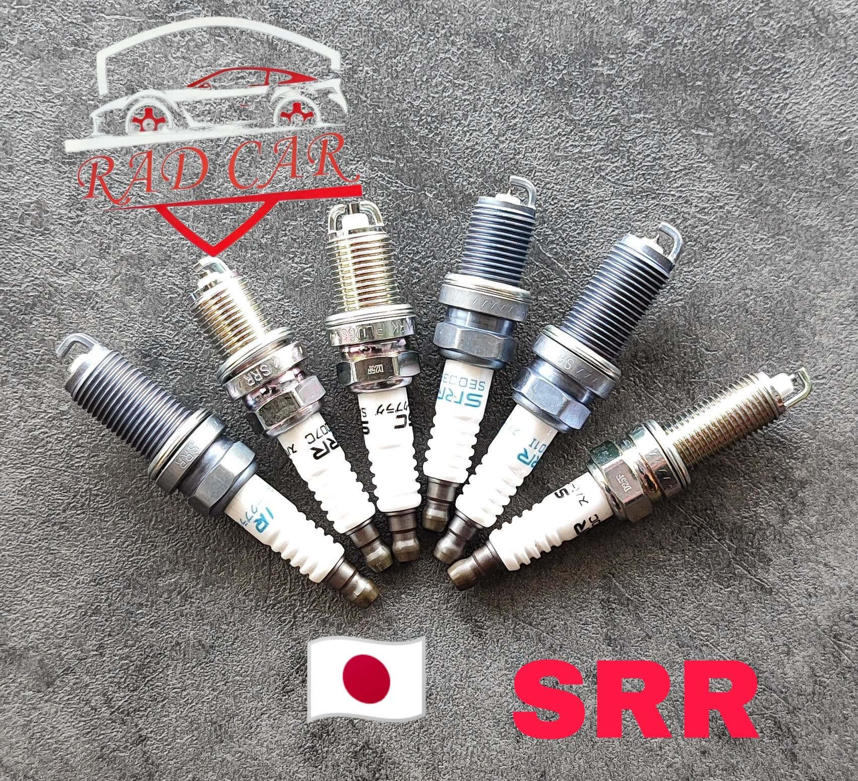 شمع پلاتنیوم سوزنی پایه کوتاه SRR ژاپن — تصویر ۳