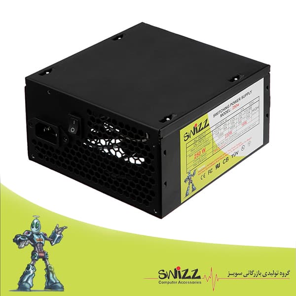 منبع تغذیه پاور کامپیوتر سویز مدل 280 وات