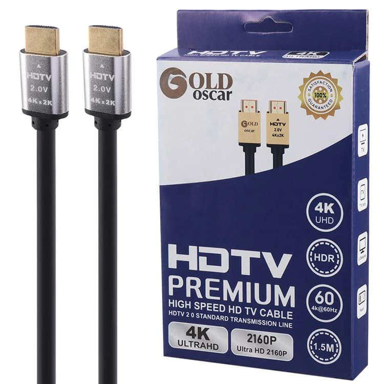کابل HDMI 4K گلد اسکار GOLD OSCAR طول 1.5 متر