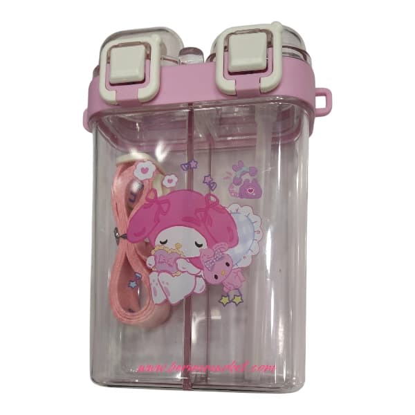 قمقمه دو مخزنه سانریو طرح My Melody 500ml – فانتزی و ضد نشت