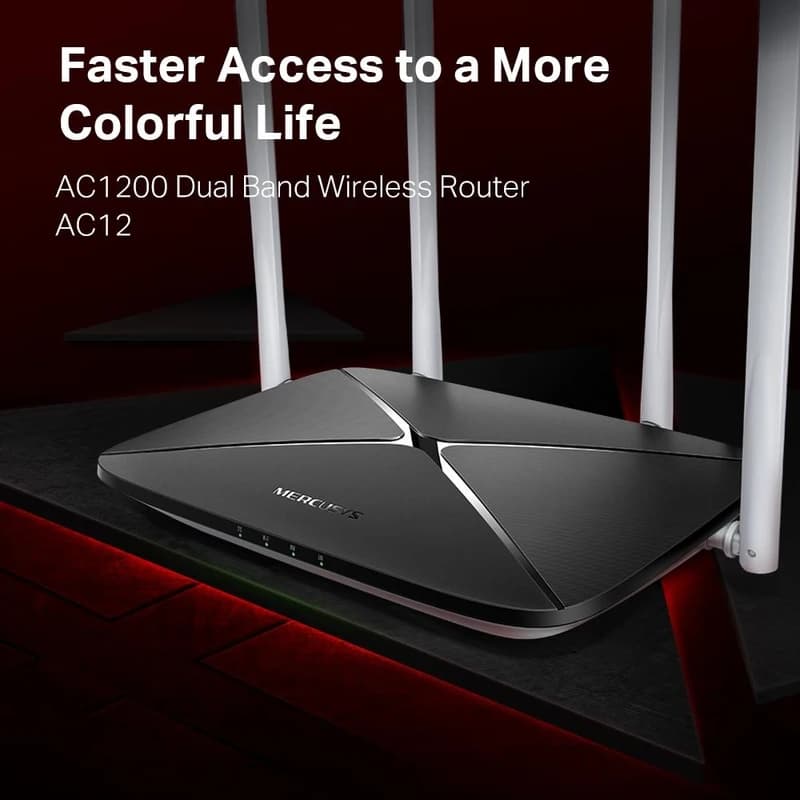 روتر بی سیم Mercusys AC12 مرکوسیس مدل AC12 — تصویر ۳
