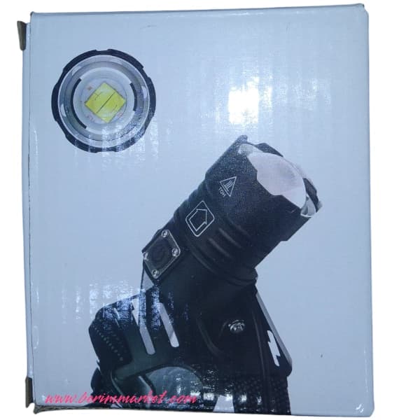 چراغ پیشانی LED شارژی – هدلایت حرفه‌ای برای کوهنوردی و فعالیت‌های شبانه — تصویر ۳