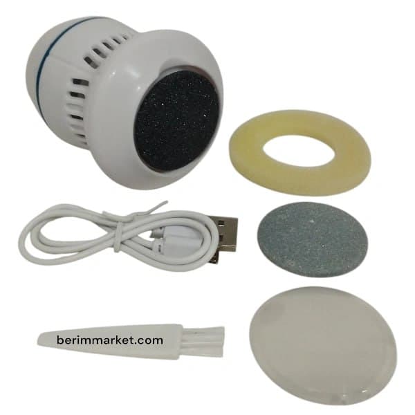 سنگ پا تخمه مرغی شارژی و پر قدرت مدل Motorized Callus Remover — تصویر ۲