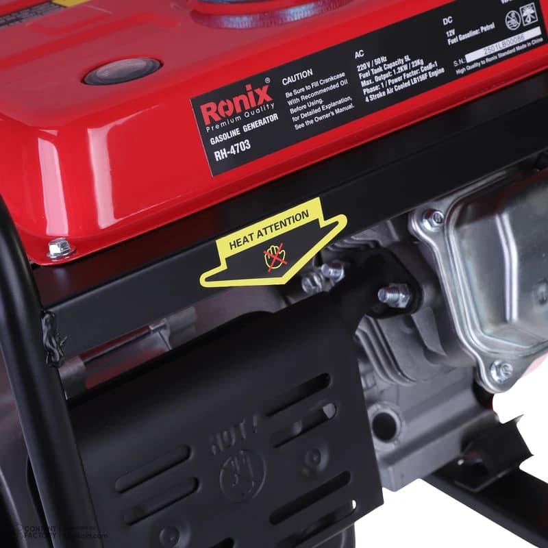 ژنراتور بنزینی رونیکس مدل RH-4703 — تصویر ۵