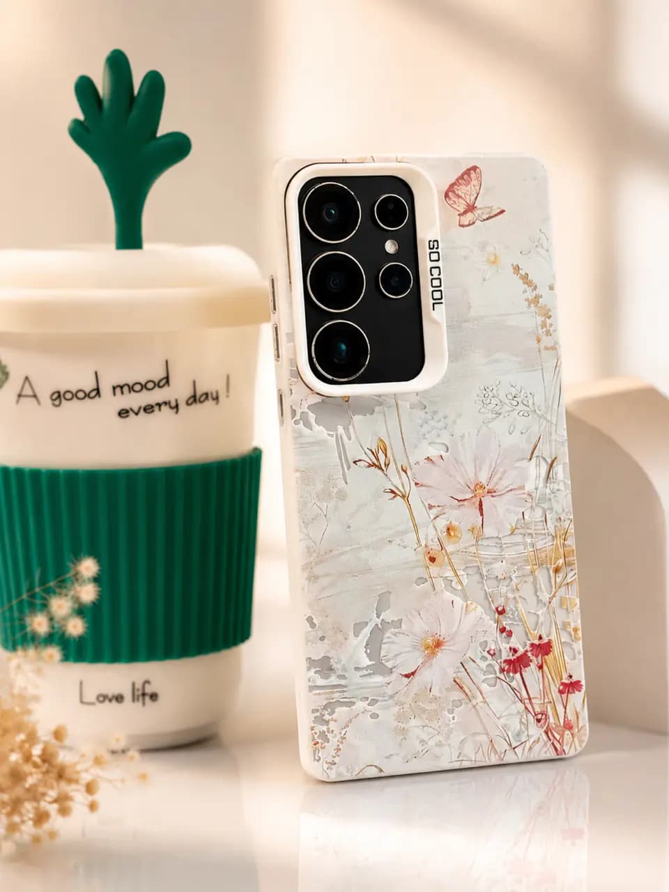 قاب آیفون SoCool Butterfly Bloom — تصویر ۵