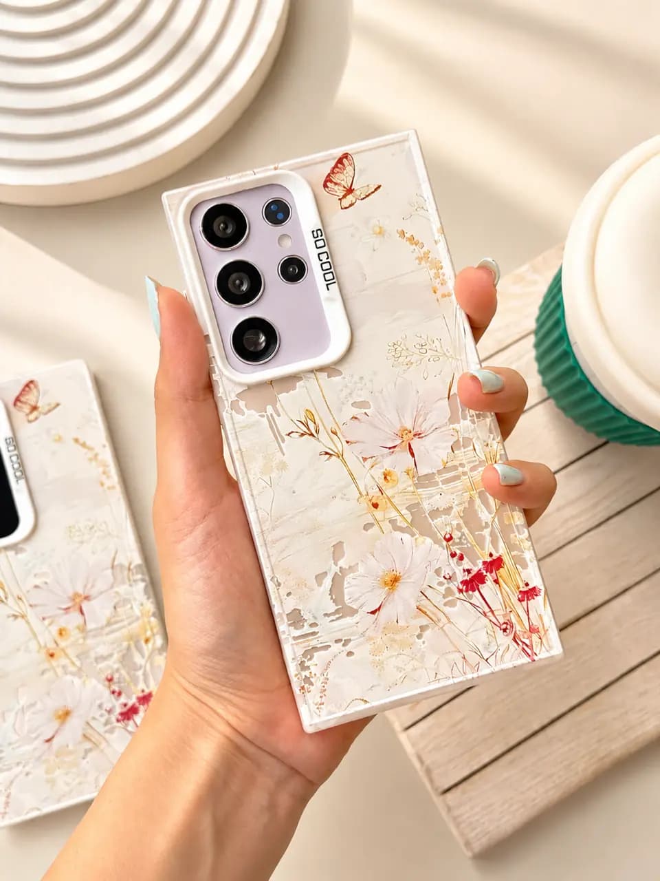 قاب آیفون SoCool Butterfly Bloom — تصویر ۸