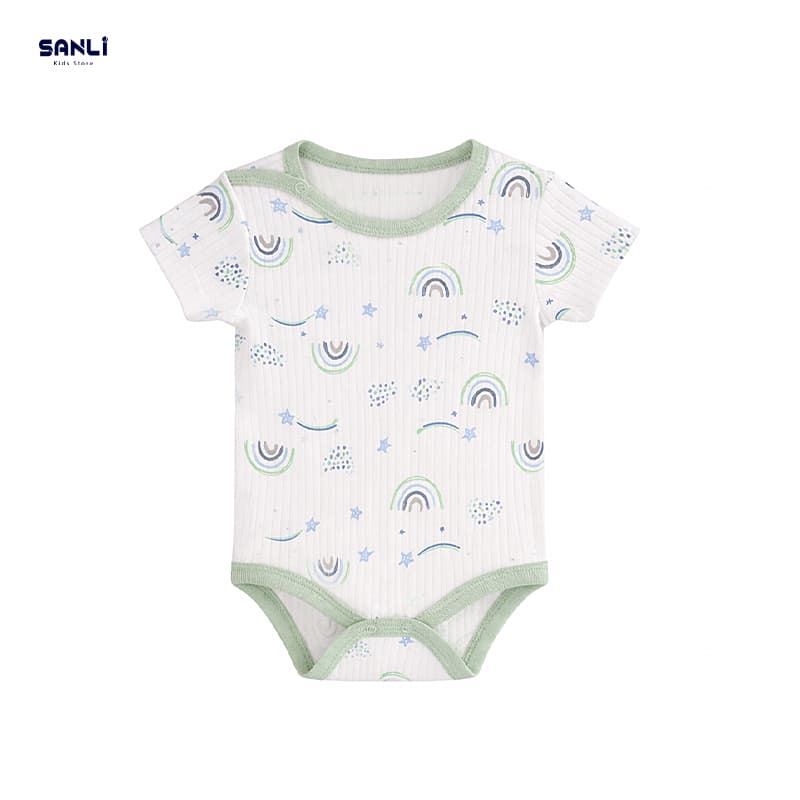 بادی آستین کوتاه baby One طرح رنگین کمان