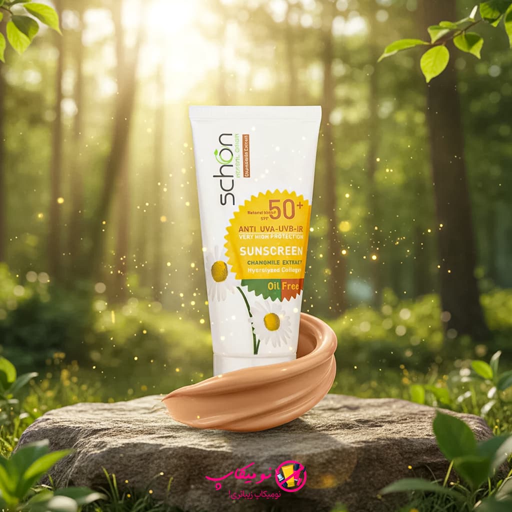 کرم ضد آفتاب فاقد چربی شون SPF 50+ رنگ طبیعی حجم 50 میل